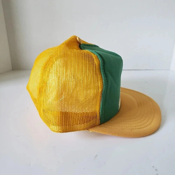 Vintage  Green/Yellow Proud to be Australian Mesh/Snapback Trucker Hat. - Picture 4 of 7